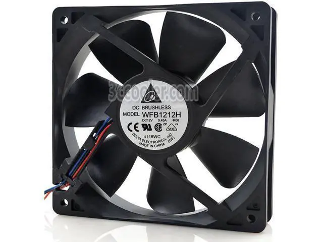 Alt view image 2 of 2 - for Delta 12025 WFB1212H R00 12V 0.45A 3 Wires Cooling fan, Cisco fan