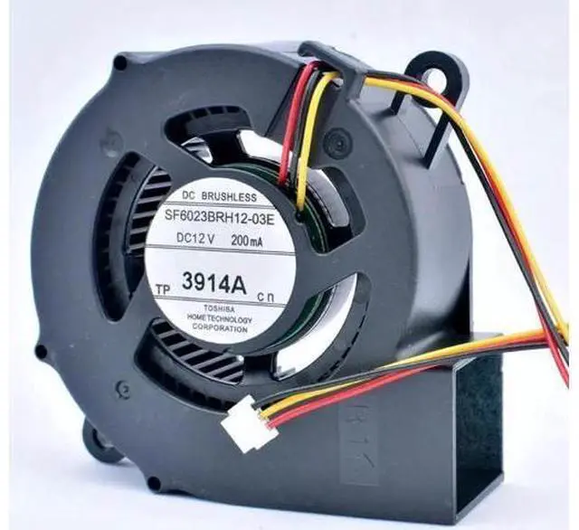 Main image of SF6023BRH12-03E 60x60x23mm 60mm fan DC12V 200MA 3914A Turbo blower cooling fan suitable for projectors and retrofit cooling
