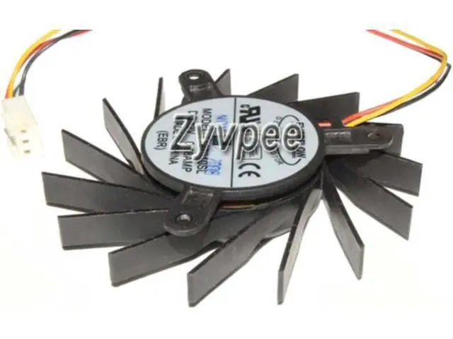 Alt view image 2 of 3 - T127010SL 12V 0.18A 3 wires frameless vga fan graphics card cooling