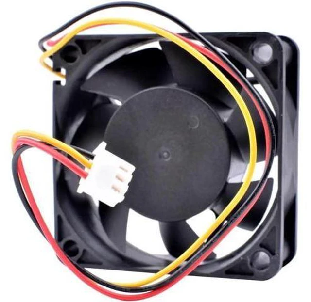 Alt view image 4 of 4 - GFA06020D12HH 6cm 60mm fan 60x60x20mm 6020 12V 0.20A 3-wire speed monitoring double ball bearing large air volume cooling fan