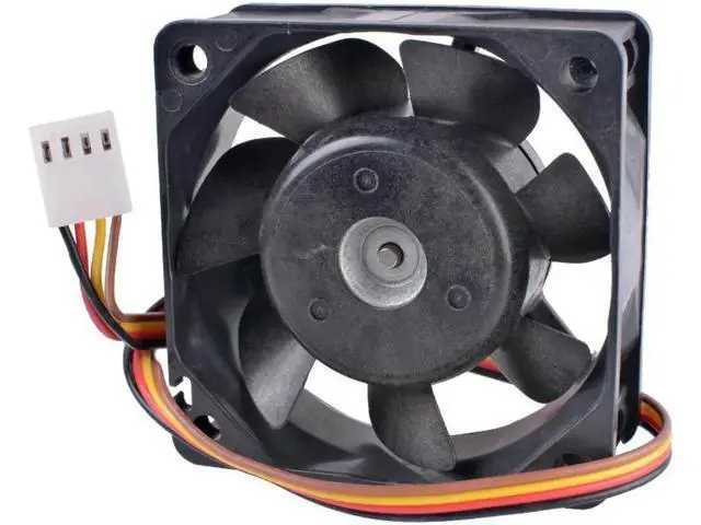 Alt view image 3 of 4 - 109R0612P4J07 6cm 6025 60mm fan 12V 0.47A Double ball bearing 4-wire 4pin PWM high volume air cooling fan
