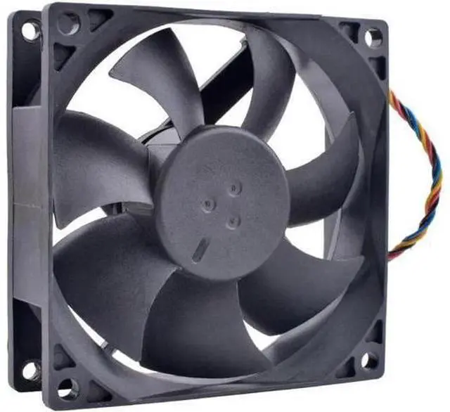 Alt view image 4 of 4 - PVA080G12Q 8cm 80mm fan 8025 80x80x25mm 12V 0.65A 4Pin PWM Computer CPU High Air Volume Cooling Fan