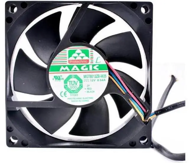 Main image of MGT8012ZB-W25 8cm 8025 80mm fan 80x80x25mm DC12V 0.54A Server chassis power supply large air volume cooling fan