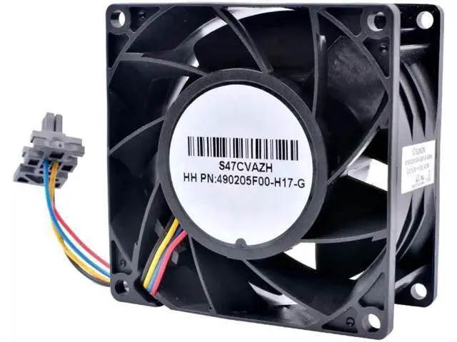 Alt view image 4 of 4 - New VF80381BX-Q010-S9H 8cm 80x80x38mm 80mm fan DC12V 50.40W 4 lines High-volume cooling fan suitable for server cabinets