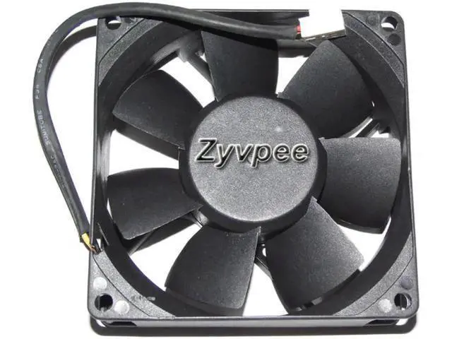 Alt view image 2 of 2 - for 80MM 8025 DC12V 1.8W 13.MS.AF.GN 3 Wires 3 Pins 8CM Case Fan CPU Cooling Fan