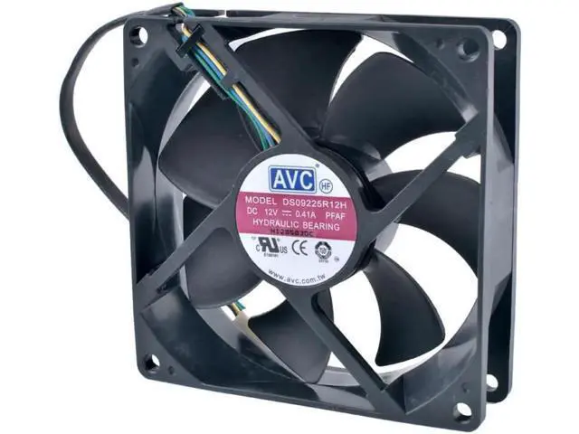 Alt view image 4 of 4 - DS09225R12H 9cm 90mm fan 9025 9225 12V0.41A 4pin PWM computer CPU ligent temperature control cooling fan