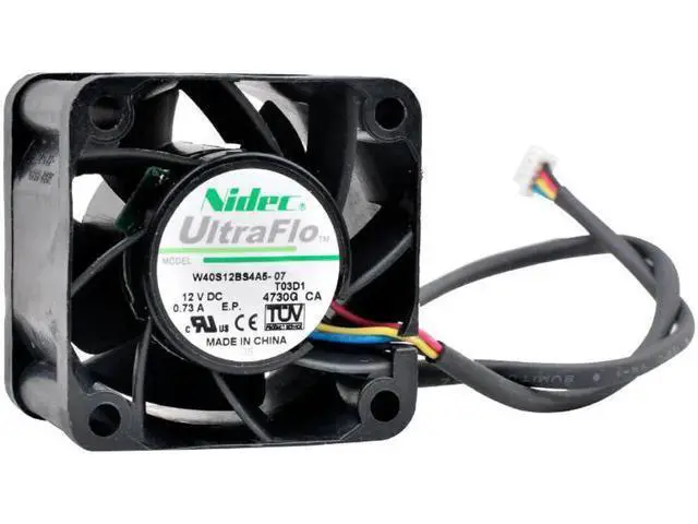 Alt view image 3 of 4 - W40S12BS4A5-07 4cm 40mm fan 40x40x28mm DC12V 0.73A 4pin Cooling fan for IPC server power supply