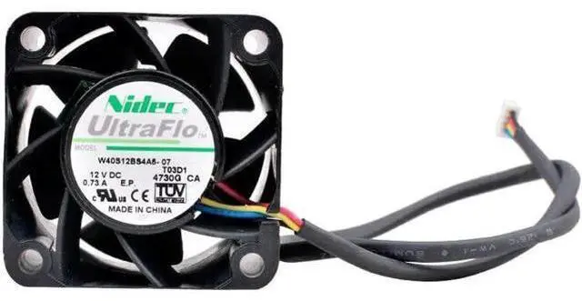 Main image of W40S12BS4A5-07 4cm 40mm fan 40x40x28mm DC12V 0.73A 4pin Cooling fan for IPC server power supply