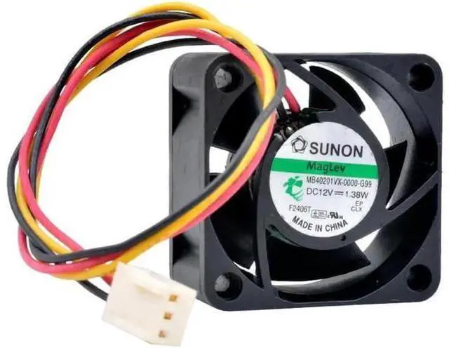 Main image of MB40201VX-0000-G99 4cm 40mm fan 40x40x20mm DC12V 1.38W 3pin Cooling fan for 1U power supply