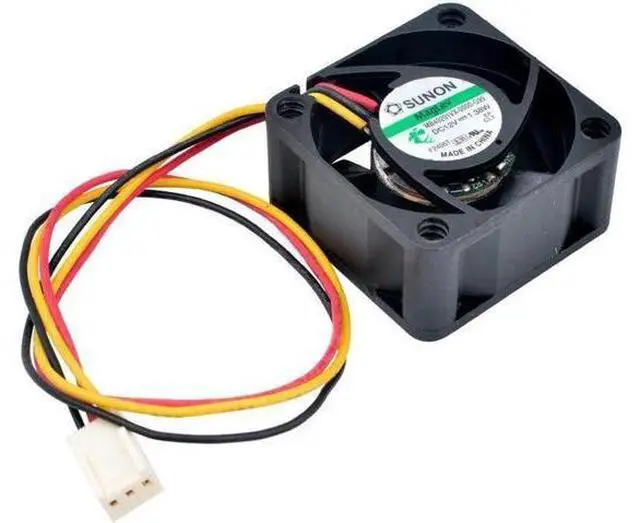 Alt view image 4 of 4 - MB40201VX-0000-G99 4cm 40mm fan 40x40x20mm DC12V 1.38W 3pin Cooling fan for 1U power supply