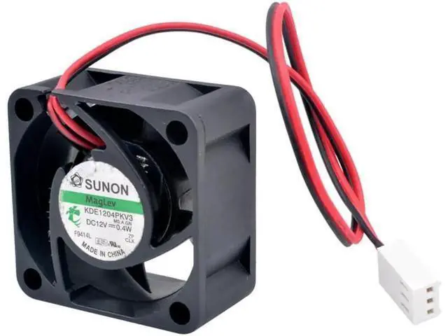Alt view image 4 of 4 - KDE1204PKV3 4cm 40mm fan 40x40x20mm DC12V 0.4W 2pin Quiet cooling fan for 1U power supply