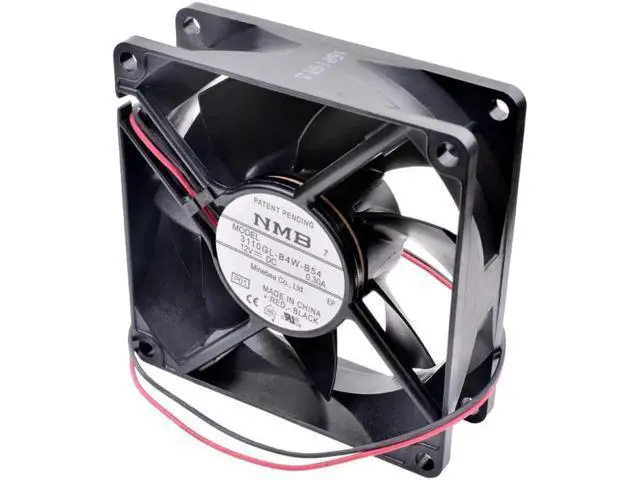 Alt view image 2 of 4 - 3110GL-B4W-B54 80mm fan 80x80x25mm 8cm 8025 12V 0.30A power switch chassis repair replacement cooling fan