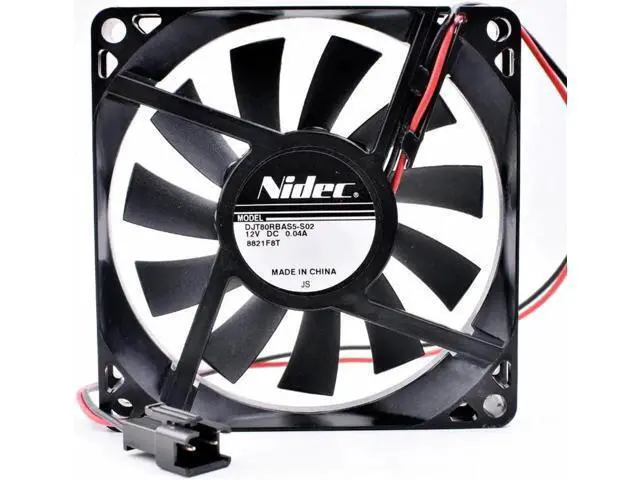 Alt view image 3 of 4 - DJT80RBAS5-S02 8cm 80x80x15mm 8015 80mm fan DC12V 0.04A Refrigerator built-in cooling fan