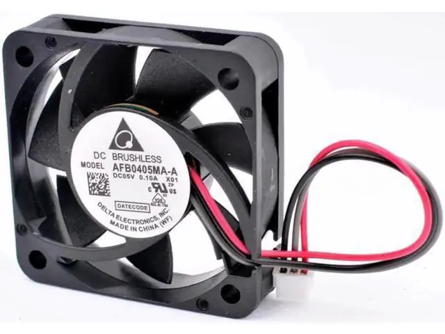 Alt view image 4 of 4 - AFB0405MA-A 4cm 40mm fan 40x40x10mm DC5V 0.10A Dual ball bearing 3-line cooling fan for micro device router