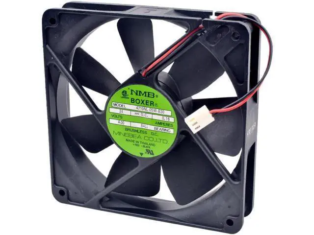 Alt view image 3 of 4 - 4710NL-05W-B30 12cm 120mm fan 120x120x25mm DC24V 0.16A Double ball bearing Quiet cooling fan for inverter