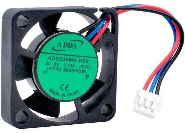 Main image of AD0205MX-K59 2.5cm 25mm fan 25x25x6mm DC5V 0.12A 3 wires 3pin micro cooling fan for Raspberry Pi mobile devices