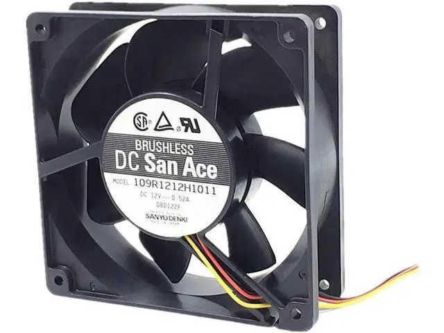 Alt view image 2 of 4 - 2pcs\/lot 109R1212H1011 Server Square Fan 12038 12cm 120X120X38mm DC12V 0.52A Server Cooling Fan