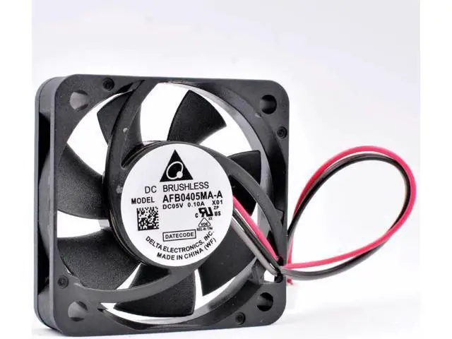 Alt view image 3 of 4 - AFB0405MA-A 4cm 40mm fan 40x40x10mm DC5V 0.10A Dual ball bearing 3-line cooling fan for micro device router