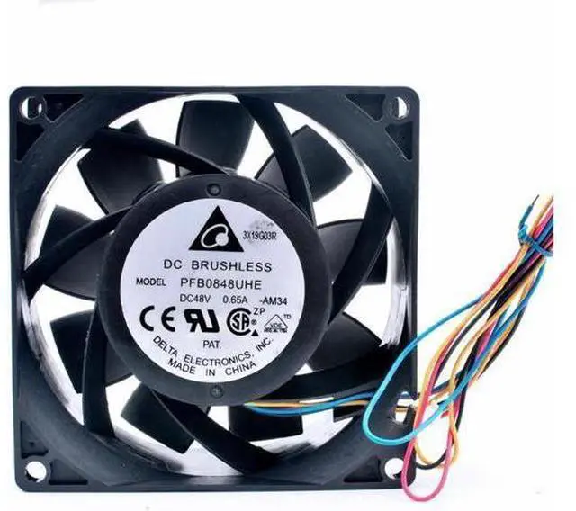 Main image of PFB0848UHE 8cm 80mm fan 80x80x38mm DC48V 0.65A 4 lines high-volume cooling fan for server chassis