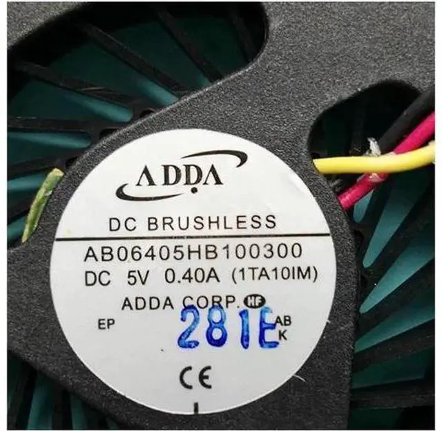 Alt view image 2 of 2 - New and Original CPU fan for ADDA AB06405HB100300 1TA10IM laptop CPU cooling fan cooler