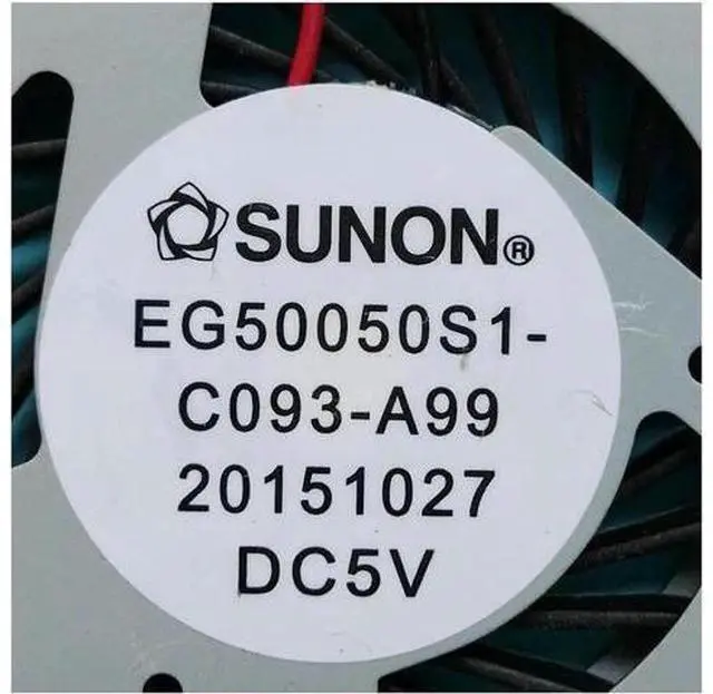 Alt view image 2 of 3 - New and Original CPU fan for tsinghua tongfang G480 S41F G47I Laptop CPU cooling fan cooler EG50050S1-C093-A99
