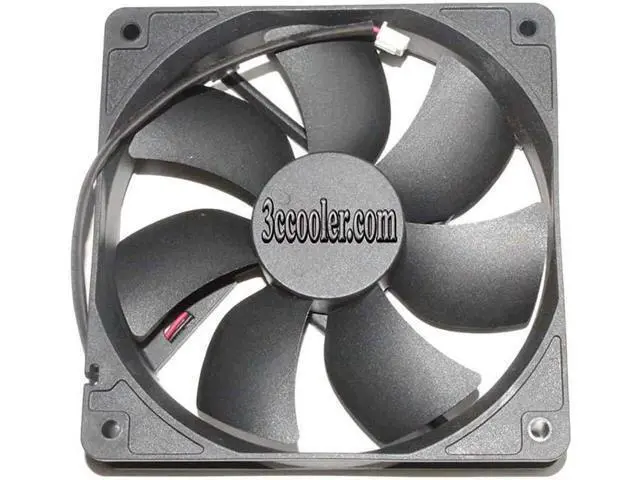 Alt view image 3 of 3 - 120mm AS12025M12 -R DC 12V 0.21A 2 Wires 12CM Case Cooling Fan