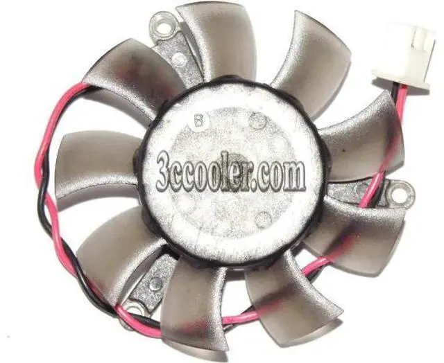 Alt view image 2 of 2 - for MAGIC MGA5012MR-O10 12V 0.1A 2 Wires 2 pins VGA cooling fan video card fan graphics Card cooler