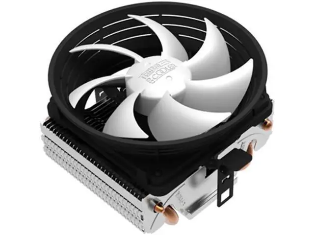 Alt view image 3 of 4 - V4 2 Heat pipe CPU Cooler Radiator 10cm quiet fan For AMD AM3 AM2 Intel LGA 775 1151 1150 1155 1156 CPU Cooling fan