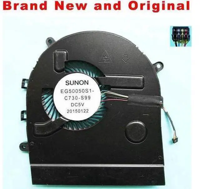 Main image of New original cpu fan for Sunon EG50050S1-C730-S99 DC28000FZS0 00FZS0 laptop cpu cooling fan cooler