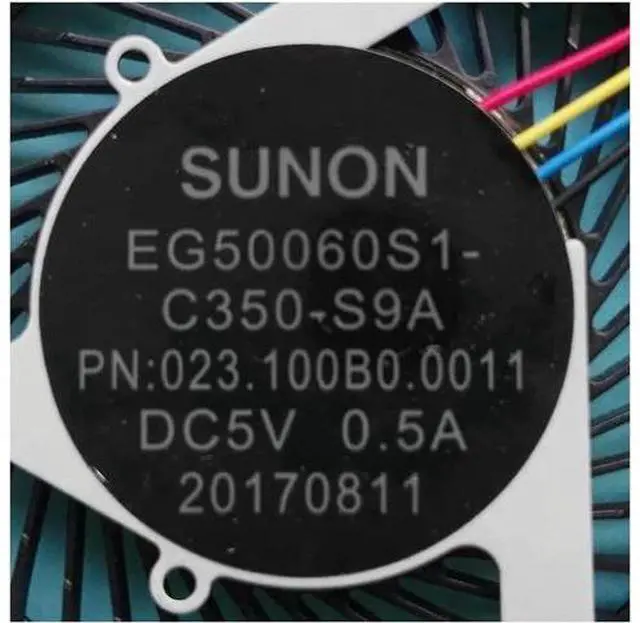 Alt view image 2 of 4 - NEW ORIGINAL CPU COOLING FAN FOR SUNON EG50060S1-C350-S9A 023.100B0.0011 023100B00011 LAPTOP FAN COOLER