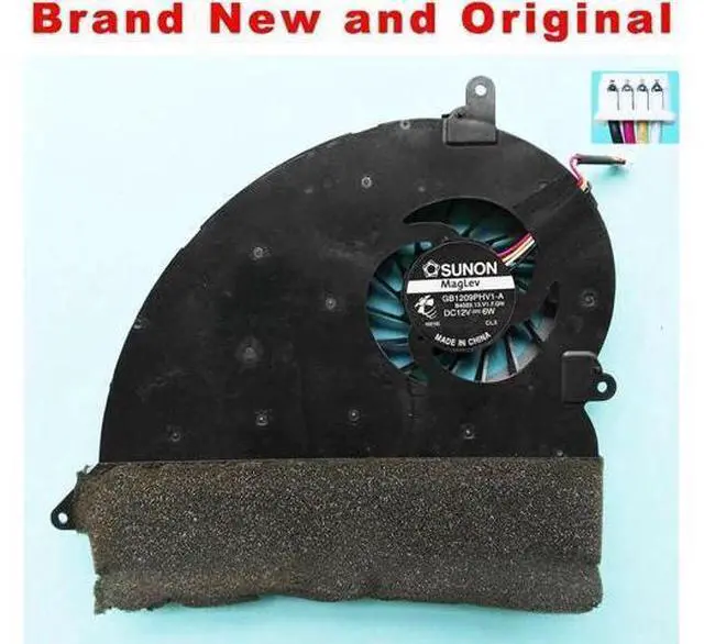 Main image of New Original CPU fan for SUNON GB1209PHV1-A B4323.13.V1.F.GN DC 12V 6W laptop cpu cooling fan cooler