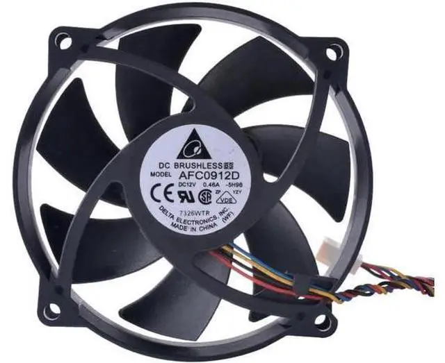 Main image of AFC0912D 90X90X25mm 12V 0.46A computer CPU cooler fan 4pin PWM speed adjusting cooling fan