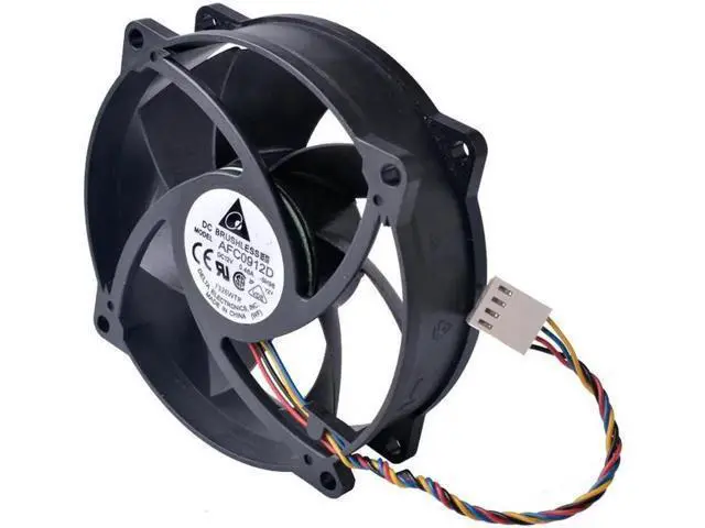 Alt view image 4 of 5 - AFC0912D 90X90X25mm 12V 0.46A computer CPU cooler fan 4pin PWM speed adjusting cooling fan