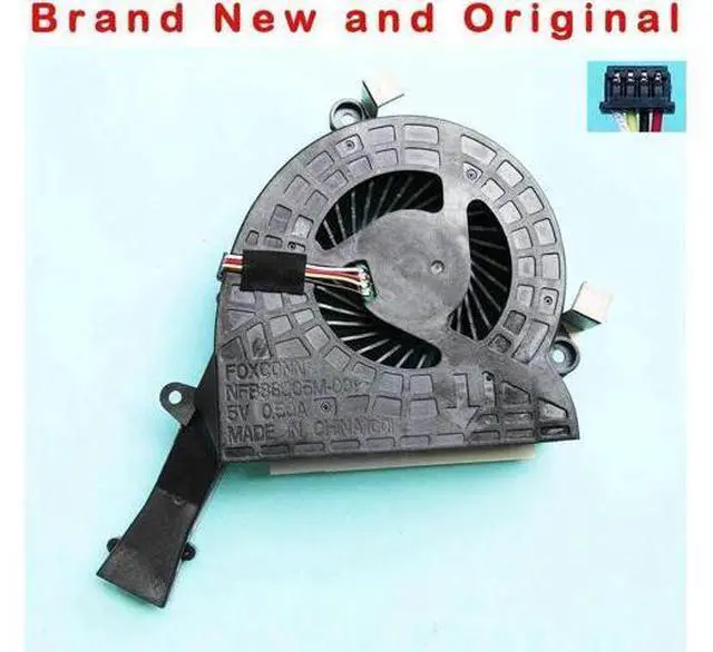 Main image of New original fan for HP Pavilion All IN One 24-B 24-B223W 24-B009 CPU cooling fan cooler 863804-001 NFB88C05M-001 5V 0.5A