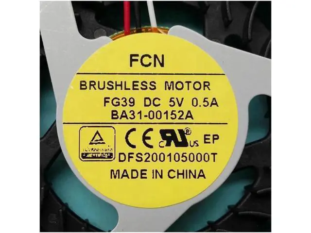 Alt view image 3 of 3 - New original cpu fan for SAMSUNG DFS200105000T FG39 DC5V 0.5A BA31-00152A cooling fan cooler