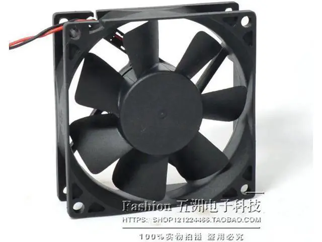 Alt view image 4 of 6 - for ADDA 80*25mm AD0812HS-A70GL 12V 0.25A 2 Wire 2 pins 8cm case fan,cpu cooler,cooling fan
