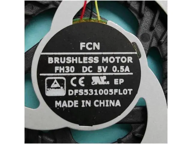 Alt view image 2 of 3 - New original cpu cooling fan for Clevo N240WU N241WU N240PU N241PU N241BU N870HL fan cooler radiator