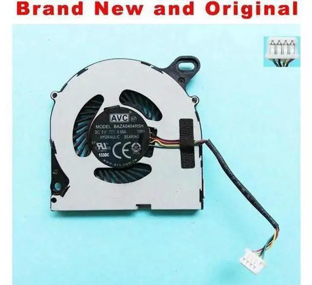 Main image of New original cpu fan for AVC BAZA0404R5H DC 5V 0.5A Y001 CPU COOLING FAN COOLER