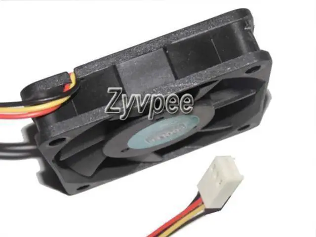Alt view image 2 of 3 - 60mm A6015-39CB-3AN-F1 DF6015-12SM 12V 0.1A 3Wire 6CM CPU Cooling Fan 60x15mm