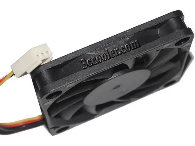 Alt view image 3 of 3 - 60mm PLA06010S12L 12V 0.11A 3 Wires 6CM CPU Cooling Fan 60x10mm