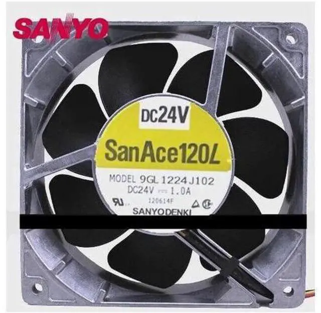 Main image of 12038 1.0A 24V 12CM aluminum frame large air volume inverter fan 9GL1224J102 cooling fan
