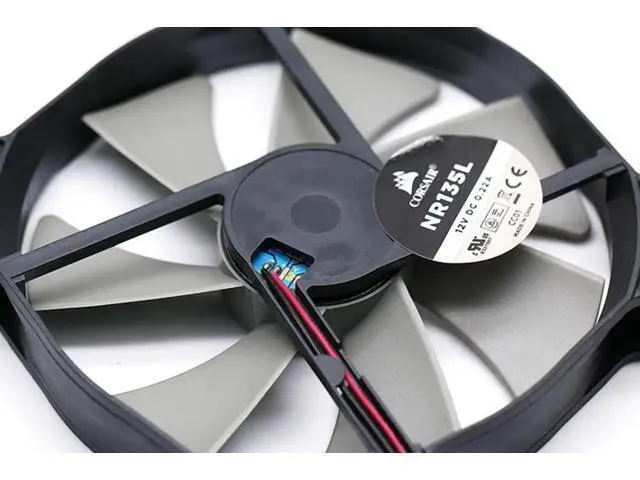 Alt view image 3 of 3 - 135mm fan NR135L 13.5cm 12V 0.22A HX750/1000 Power Cooling Fan case chassis cooler
