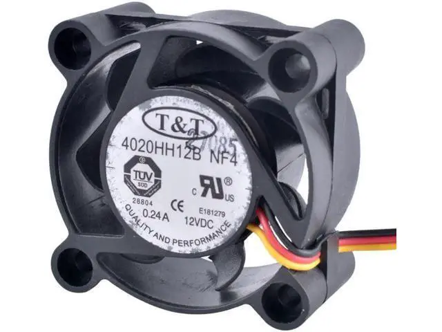 Alt view image 2 of 5 - New 4020HH12B NF4 4cm 4020 40mm fan 12V 0.24A 3-wire belt monitoring speed double ball bearing large air volume cooling fan