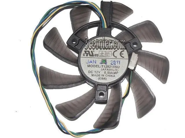 Main image of T129215SU 12V 0.5A 4 wires vga Cooling Fan for GTX460 UNIKA GTX460