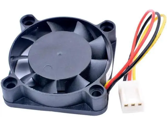 Alt view image 2 of 4 - R124010SL EVERFLOW 4cm 4010 40x40x10mm 40mm fan 12V 0.10A 3 line speed detection mute CPU cooling fan
