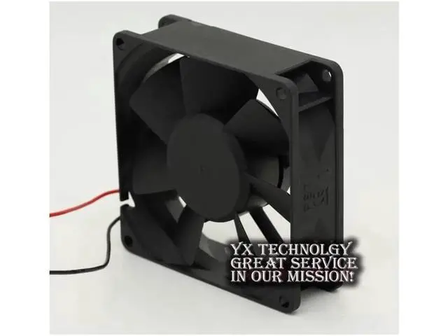 Alt view image 3 of 6 - KD1208PTB1 8025 12V 1.7W 2 wire 8CM double ball fan cooling fan SUNON