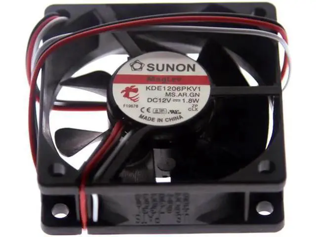 Alt view image 4 of 4 - for 60MM DC Cooling FAN SUNON KDE1206PKV1 60*20mm 12V 1.8W 3 Wires 6CM CPU Case Fan