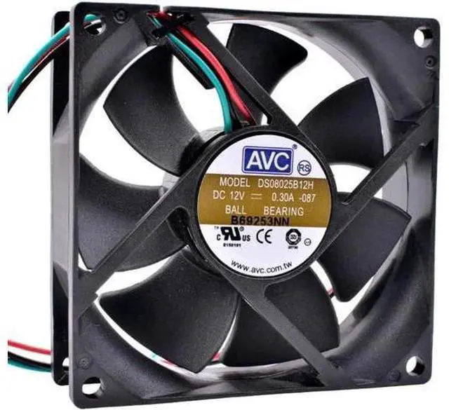 Main image of DS08025B12H 8cm 80mm fan 8025 DC12V 0.30A Ball high air volume computer chassis CPU power cooling fan