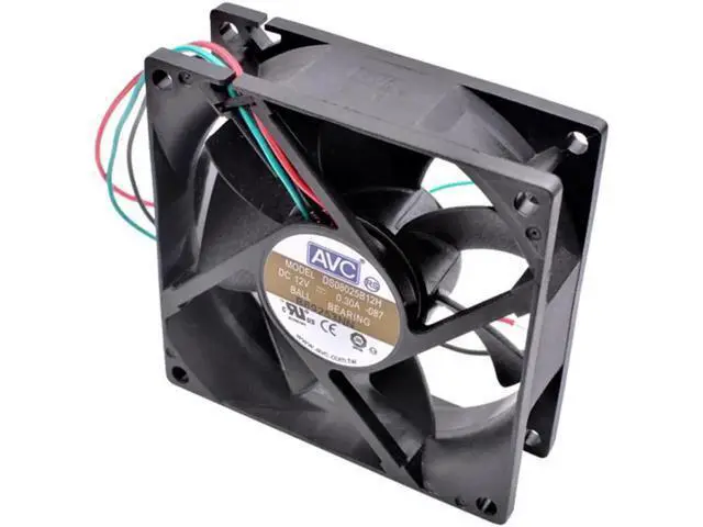 Alt view image 2 of 5 - DS08025B12H 8cm 80mm fan 8025 DC12V 0.30A Ball high air volume computer chassis CPU power cooling fan