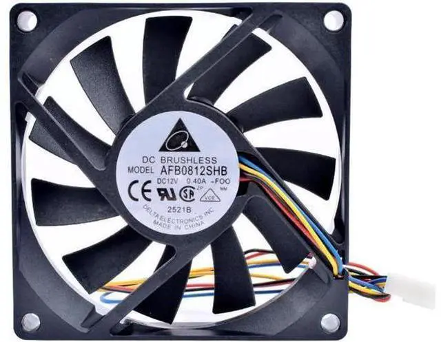 Main image of AFB0812SHB 8cm 8015 80x80x15mm 80mm fan 12V 0.40A 4 lines pwm ultra-thin chassis CPU large air volume cooling fan